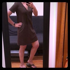 Olive green midi dress for sale!